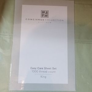 Concierge Collection Platinum 1000 Count Sheet Set